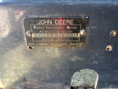 USED 2004 JOHN DEERE 670C SERIES 2