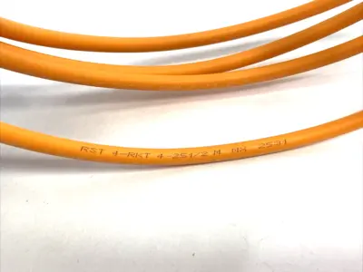 USED BELDEN, LUMBERG AUTOMATION CONNECTION CABLE M12 M TO F 4-PIN 2M