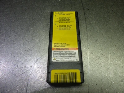 Sandvik 12mm Carbide Drill Tip Insert QTY2 870-1200-10-PM 4334 (LOC2337)