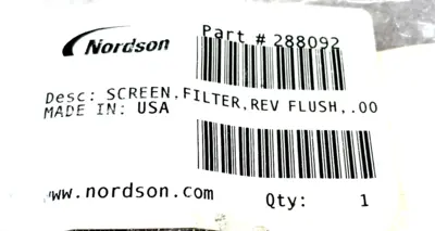 NEW NORDSON 288092 SCREEN FILTER LOT OF 2