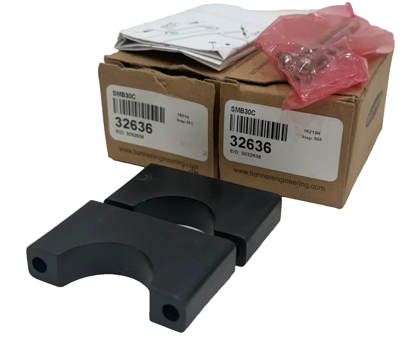 NEW BANNER ENGINEERING SMB30C MOUNTING BRACKET KIT LOT OF 2 32636