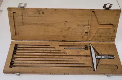 USED SCHERR-TUMICO DEPTH GAUGE