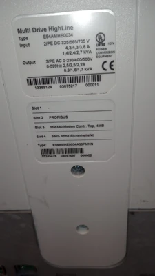 USED LENZE E94AMHE0034
