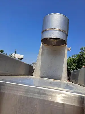 Dust Collector, Bin Vent, 40 SF, Stainless Steel, Pulse Jet, #5751584