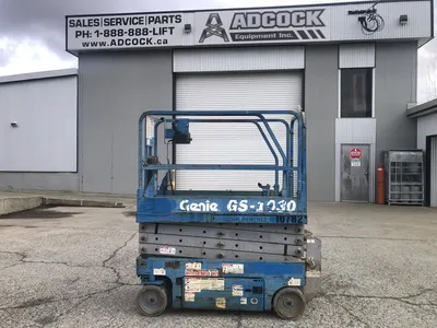 Used 2007 GENIE GS-1930 ELECTRIC SCISSOR LIFT Scissor Lifters Alberta CA | Adcock Equipment #1418064