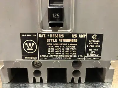 USED WESTINGHOUSE HFB3125