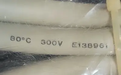 Chuan wei E138961 80°c 300v monitor cable 4 feet loc5E28