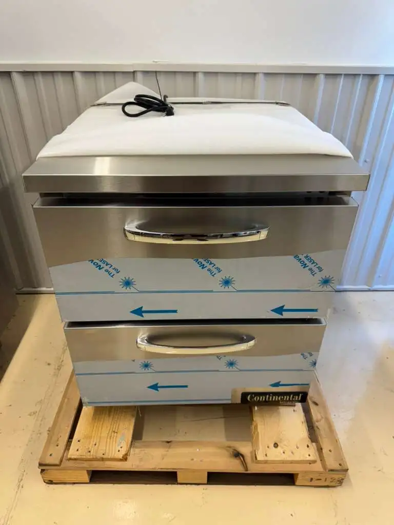 New | in-Stock Continental Old Stock 27" Continental D27N Designer Line Undercounter 2 Drawer Refrigerator 120V Undercounter Refrigerators Illinois US | Falcon Restaurant Supply #1375023