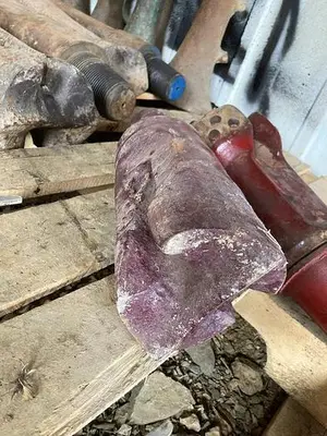 Used AFTERMARKET 5" O.D. X APPROX. 8-1/2" L. CABLE TOOL DRILLING CHISEL BIT Drills Pennsylvania US | East West Machinery & Drilling #1417239