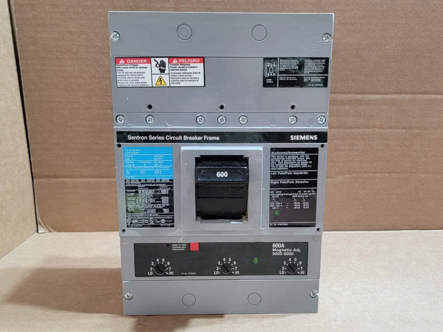 NEW SIEMENS LD63F600