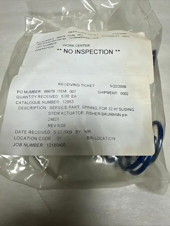 Used FISHER 24821 Pump & Valve Parts Ohio US | Surplus Asset Holdings #1225713