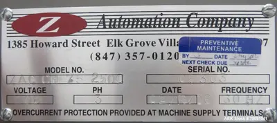 Used Z-AUTOMATION ZAC CH 7.5 2500 Cartoners Horizontal Load - Automatic Load Illinois US | Aaron Equipment #1283668