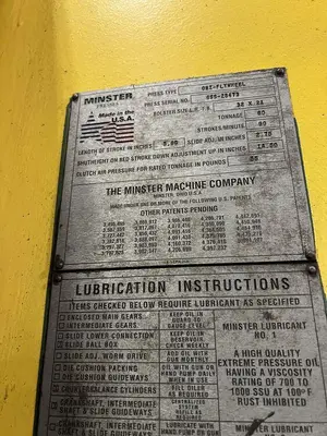 USED 1994 MINSTER 6SS