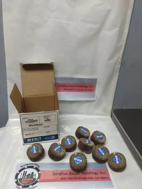 New | in-Stock MERIT 33015 Grinding Wheels Ohio US | Surplus Asset Holdings #1246937