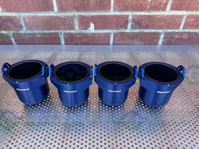 USED LOT OF 4 - EPPENDORF S-4X UNIVERSAL ROTOR BUCKETS 1000 ML