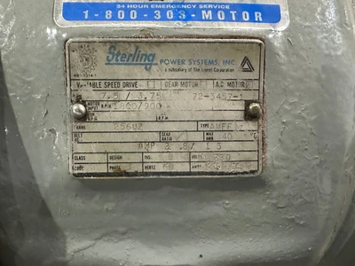 STERLING 7.5/3.75HP ELECTRIC MOTOR