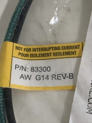 NEW Wire and Cable 83300 Rev. B