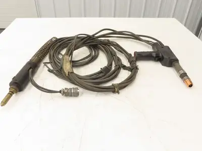 Miller XR15A Spoolmatic Air Cooled Gun 15' Amphenol Push Pull Quick Disconnect