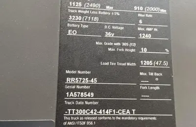 Used CROWN RR5725-45 Misc Forklifts Illinois US | Mitsubishi HC Capital America #1362556