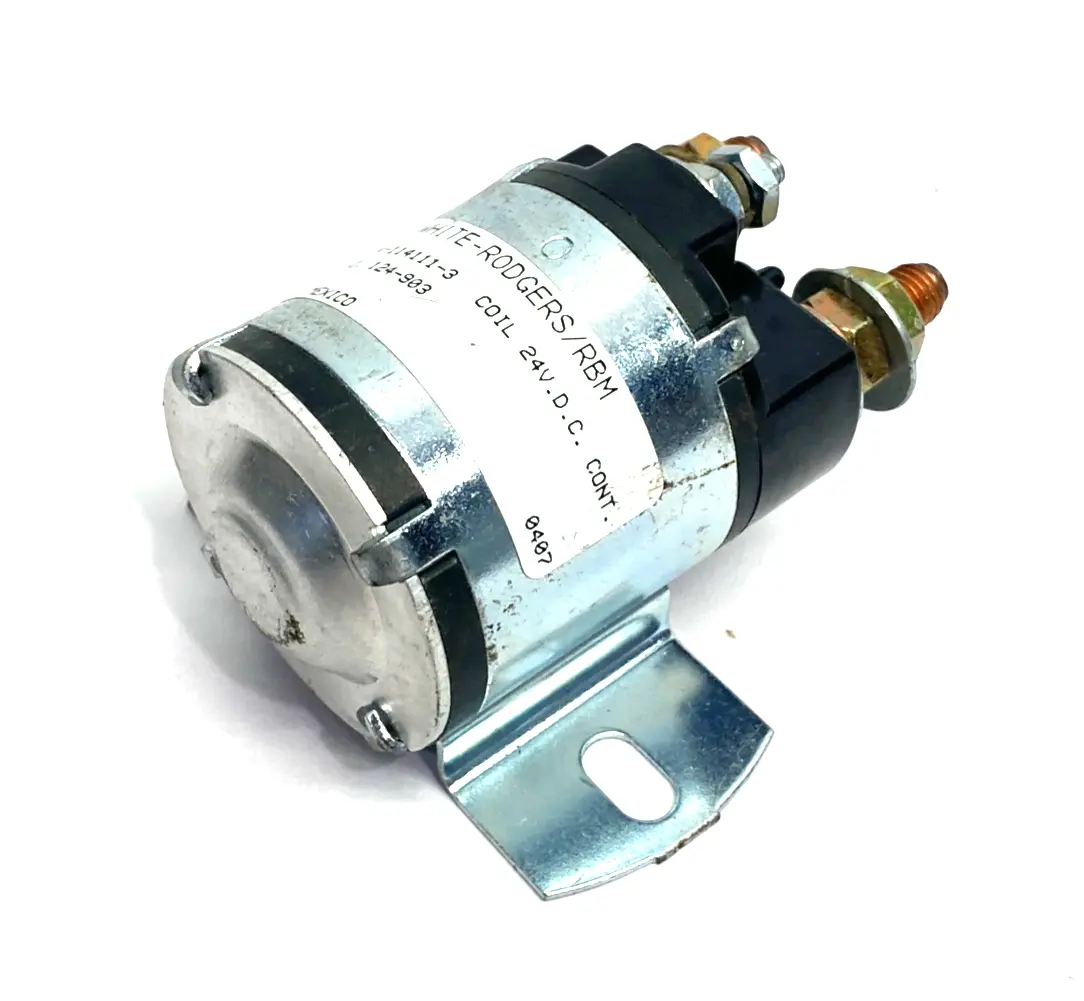 USED WHITE-RODGERS POWER COIL CONTACTOR 24 VDC, CONTINUOUS