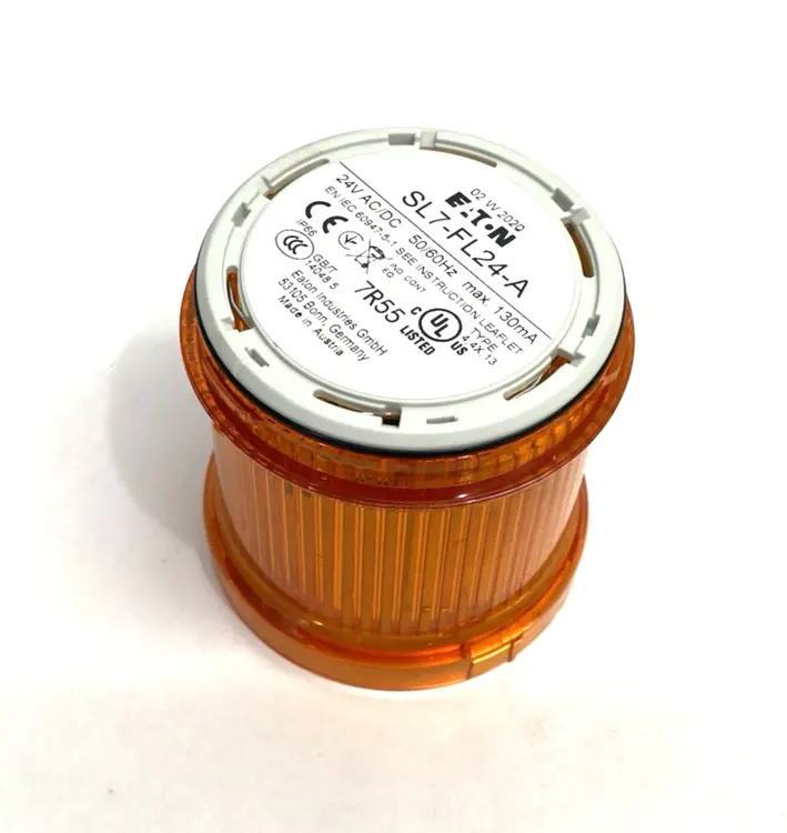 Used EATON STACKLIGHT MODULE 70MM CONTINUOUS LED AMBER, 24V Lighting | Maverick Industrial Sales #1099668