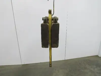 BHS 6000Lb Forklift Battery Lifter Beam 27-42" Adj Width Hooks