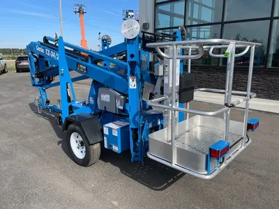 New | in-Stock 2026 GENIE TZ-34/20 TOWABLE ARTICULATING BOOM LIFT Towable Boom Lifts Alberta CA | Adcock Equipment #1418102
