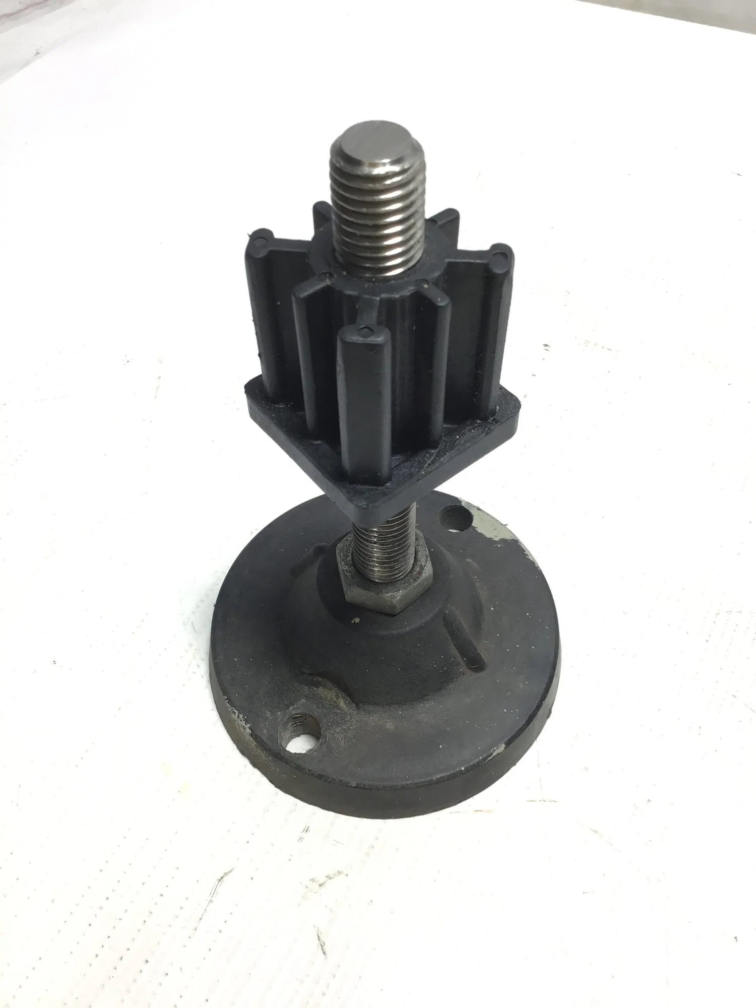Plastic Square Tube Ends with Stainless Steel Thread