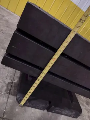 28" X 32" X 22" CARLTON T-SLOTTED UNIVERSAL ADJUSTABLE DRILL BOX TABLE: YOBRO #23820