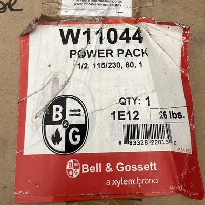 New | in-Stock Bell & Gossett W11044 Centrifugal Pumps California US | Davliegogo LLC #1706475