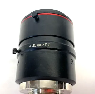 Used Keyence Ultra High-Resolution Low Distortion Lens f=35mm/F2 Optics Michigan US | Maverick Industrial Sales #1454314