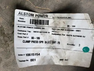 Clamp Spring No. 80-186