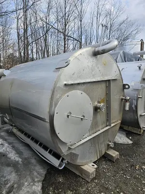 Used ADI Laval 2100 Gallon Tank, 304 Stainless Steel