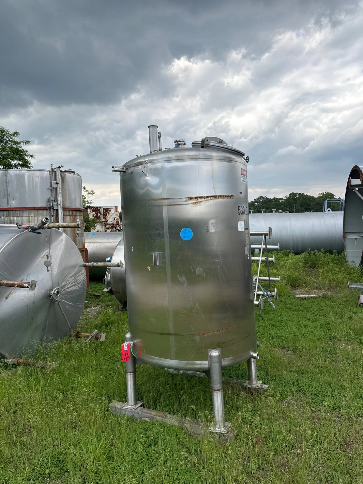 500 Gallon Stainless Steel Tank