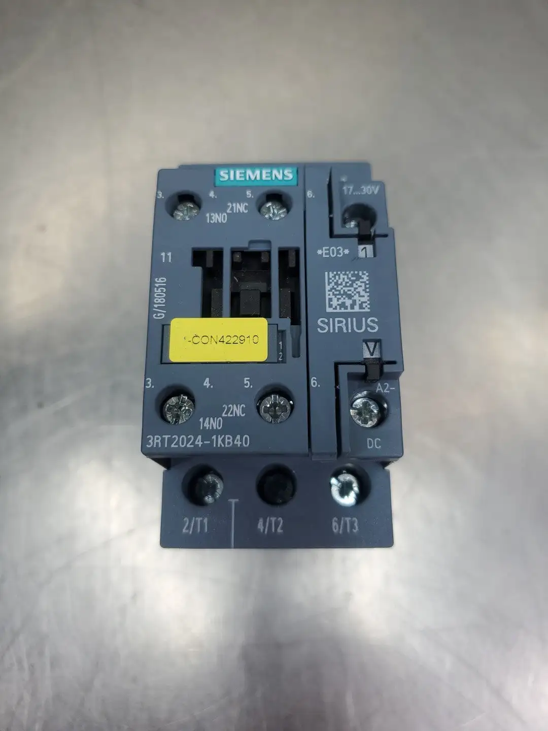 SIEMENS 3RT2024-1KB40 SIRIUS CONTACTOR. 4C-48