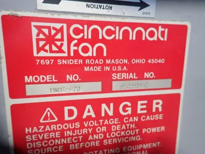 Used CINCINNATI FAN HDBI270 Miscellaneous MRO Ohio US | HGR 24 #1048116
