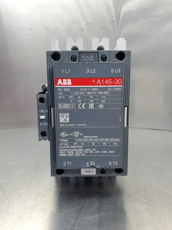 Used ABB A145-30 PLC Contactors South Carolina US | Palmetto Automation #1159818