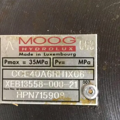 USED MOOG CCE40A6RH1X06