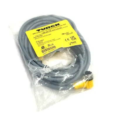 New | in-Stock Turck Eurofast Double-Ended Connection Cable U-24727 Cable & Wire Michigan US | Maverick Industrial Sales #1390578