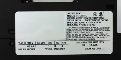 USED SIEMENS 3RV1421-1DA10