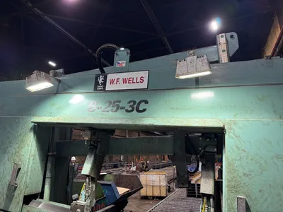 W.F. WELLS B-25-3C Horizontal Band Saws | Blackout Equipment, LLC (1)