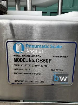 Used 2018 PNEUMATIC SCALE ANGELUS CB50F Inline Can Filler Seamer Oregon US | Ager Tank & Equipment Co. #1278452
