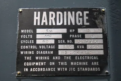 USED HARDINGE TM