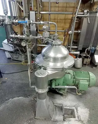 Westfalia SAMR 5036 wine clarifier centrifuge, 316SS.