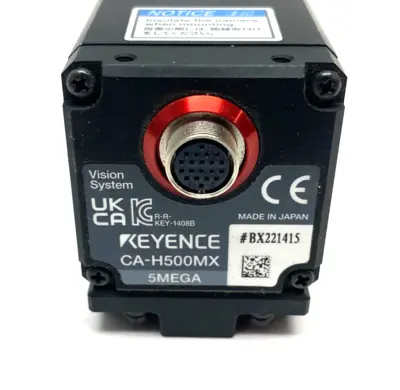 USED KEYENCE 16× SPEED HIGH-PERFORMANCE 5-MEGAPIXEL CAMERA W/ F1.4/25MM