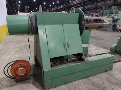 16 STAND X 4" x 36" WIDE R-PANEL ASC ROLLFORMER LINE WITH REEL & CUT OFF, BECK CONTROLS: STOCK #21176