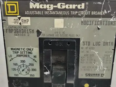 USED SQUARE D FAP3603015M