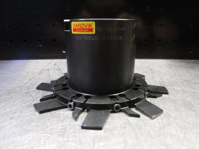 Sandvik 125mm Indexable Slot Milling Cutter 32mm Arbor 329-125Q32-G (LOC2877A)