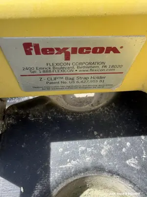 Used Flexicon Bulk Bag Unloader with Chain-Vey Conveying System – 4,000 lb Capacity Super Sack Discharge Station