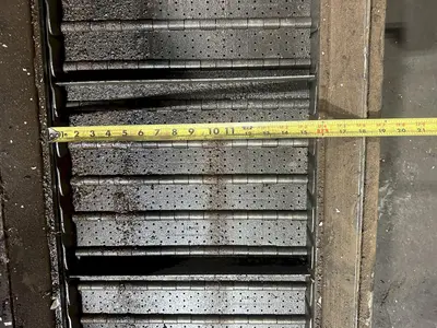 40' X 16" JORGENSON MOTORIZED CHIP CONVEYOR: YOBRO #24160